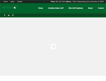 Tablet Screenshot of carolinaindoorgolf.com